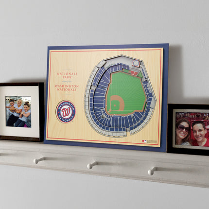 Washington Nationals 5-Layer 3D StadiumView Wall Art