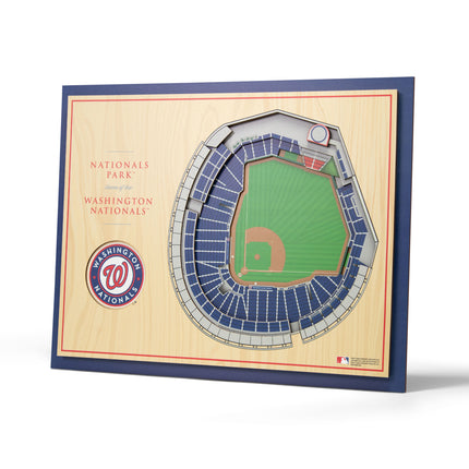 Washington Nationals 5-Layer 3D StadiumView Wall Art