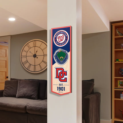 Washington Nationals 3D Stadium 6x19 Banners