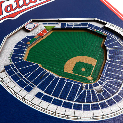 Washington Nationals 8x32 3D Stadium Banner