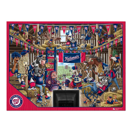 Washington Nationals Barnyard Fans Puzzle - 500 PC