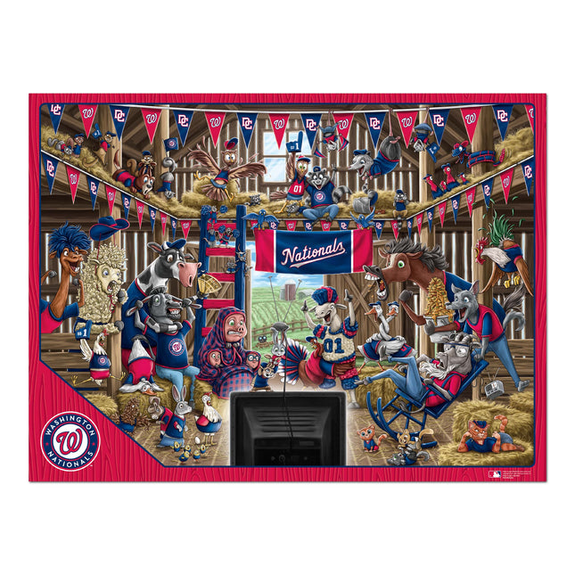 Washington Nationals Barnyard Fans Puzzle - 500 PC