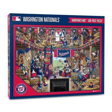 Washington Nationals Barnyard Fans Puzzle - 500 PC