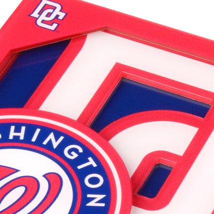 Washington Nationals 3D Logo Series Coasters