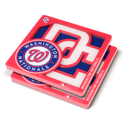 Washington Nationals 3D Logo Series Coasters