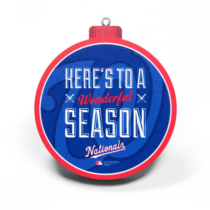 Washington Nationals 3D Logo Series Ornament