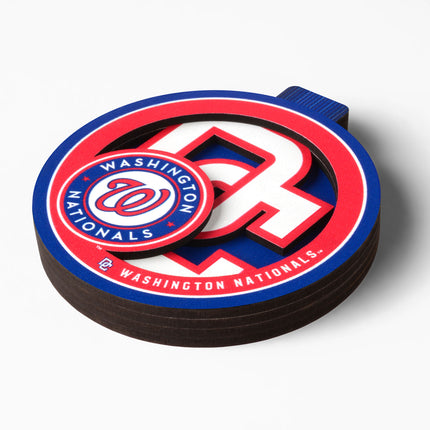 Washington Nationals 3D Logo Series Ornament
