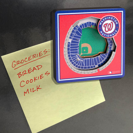 Washington Nationals 3D StadiumView Magnets