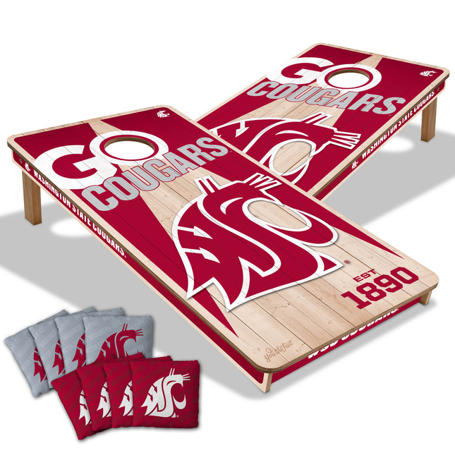 Washington State Cougars 2x4 Cornhole Boards