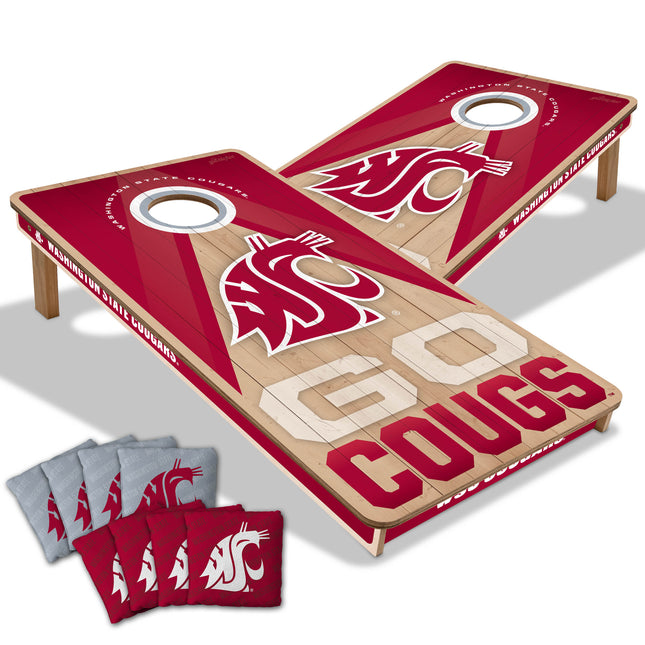 Washington State Cougars 2x4 Slogan Series Cornhole Boards