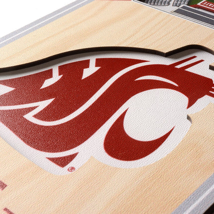 Washington State Cougars 3D Stadium 6x19 Banners