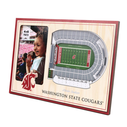 Washington State Cougars 3D StadiumView Picture Frame