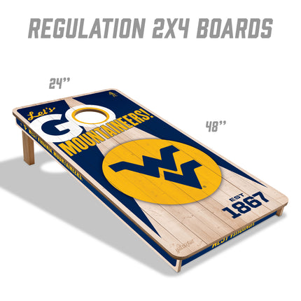 West Virginia Mountaineers 2x4 Cornhole Boards
