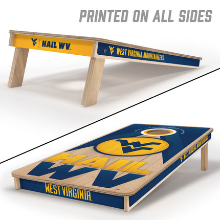 West Virginia Mountaineers 2x4 Slogan Series Cornhole Boards