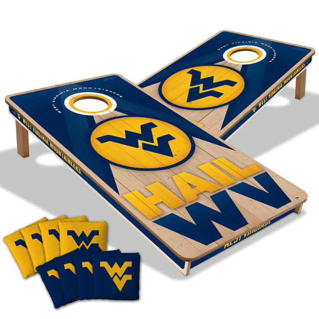 West Virginia Mountaineers 2x4 Slogan Series Cornhole Boards