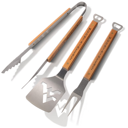 West Virginia Mountaineers Classic Series 3-Piece BBQ Set