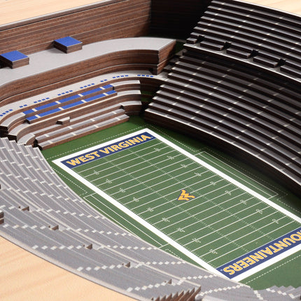 West Virginia 25-Layer StadiumViews 3D Wall Art