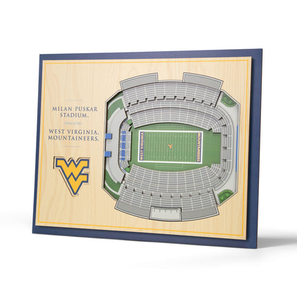 Wyoming Cowboys 5-Layer 3D StadiumView Wall Art