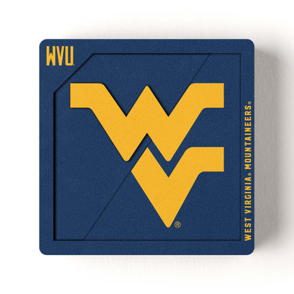 West Virginia Mountaineers 3D Logo Series Magnet