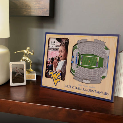 West Virginia Mountaineers 3D StadiumView Picture Frame