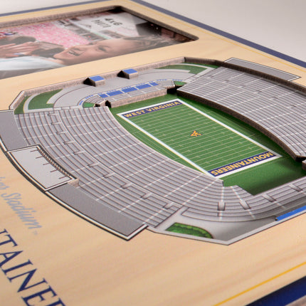 West Virginia Mountaineers 3D StadiumView Picture Frame