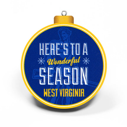 West Virginia Mountaineers 3D StadiumView Ornaments