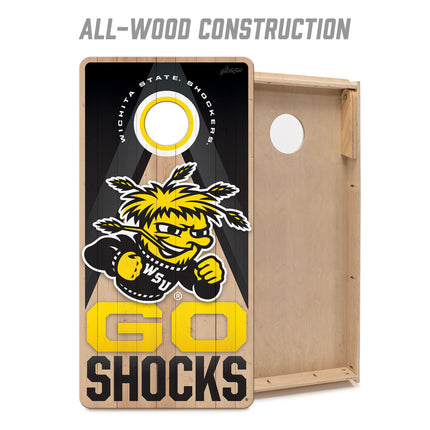 Wichita State Shockers 2x4 Slogan Series Cornhole Boards