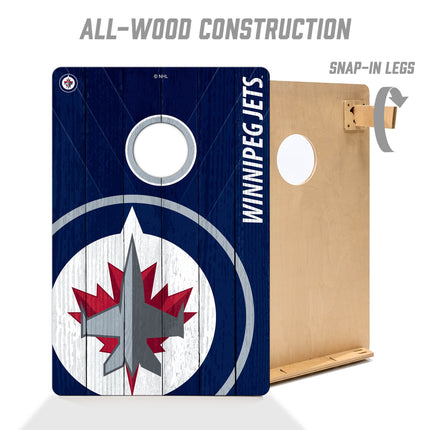 Winnipeg Jets 2x3 Cornhole Boards