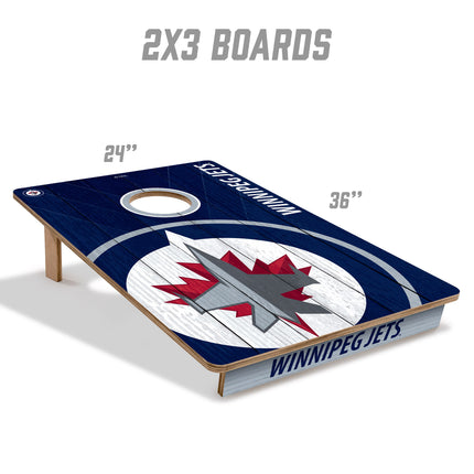Winnipeg Jets 2x3 Cornhole Boards
