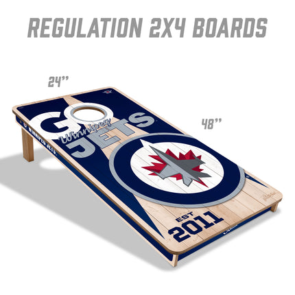 Winnipeg Jets 2x4 Cornhole