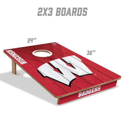 Wisconsin Badgers 2x3 Cornhole