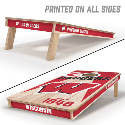 Wisconsin Badgers 2x4 Cornhole Boards