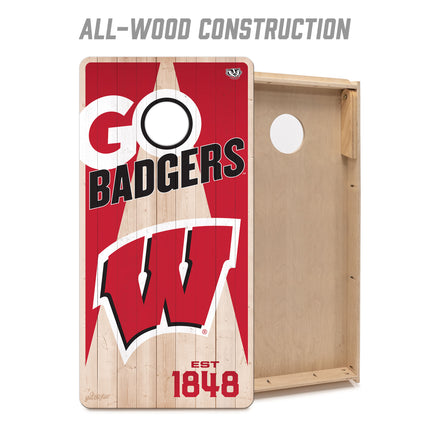 Wisconsin Badgers 2x4 Cornhole Boards