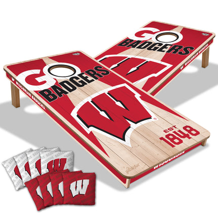 Wisconsin Badgers 2x4 Cornhole Boards