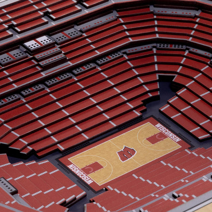 Wisconsin 25-Layer StadiumViews 3D Wall Art