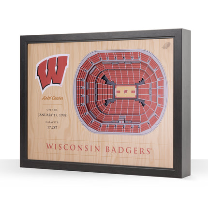 Wisconsin 25-Layer StadiumViews 3D Wall Art