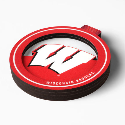 Wisconsin Badgers 3D Logo Series Ornament