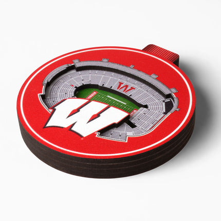 Wisconsin Badgers 3D StadiumView Ornaments