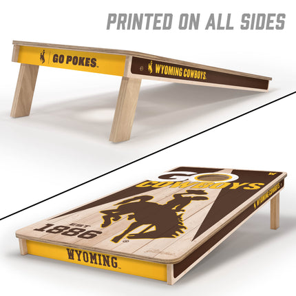 Wyoming Cowboys 2x4 Cornhole Boards