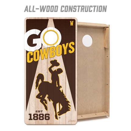 Wyoming Cowboys 2x4 Cornhole Boards