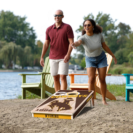 Wyoming Cowboys 2x4 Cornhole Boards