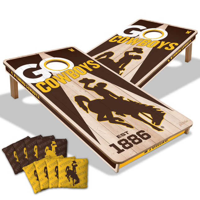 Wyoming Cowboys 2x4 Cornhole Boards
