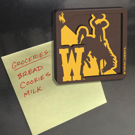 Wyoming Cowboys 3D Logo Series Magnet