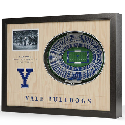 Yale Bulldogs 25-Layer StadiumViews 3D Wall Art